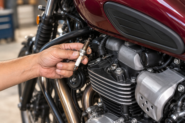 Cómo cambiar las bujías de tu moto paso a paso
