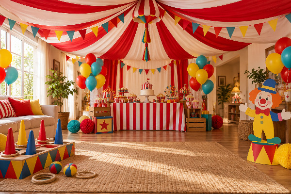 Cómo hacer una fiesta de circo en casa