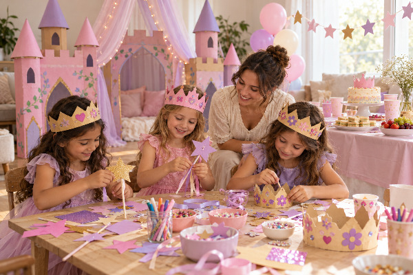 Cómo hacer una fiesta de princesas en casa
