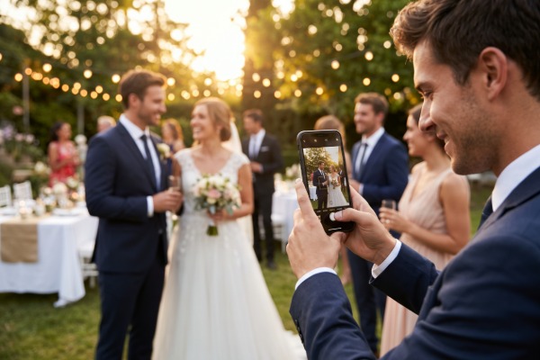 Cómo hacer fotos de boda con celular