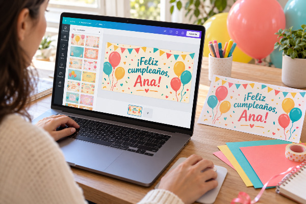 Cómo hacer un banner para fiesta en Canva