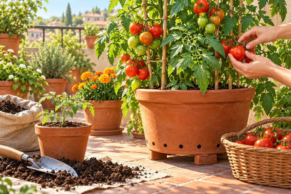 Cómo sembrar tomates en maceta fácilmente